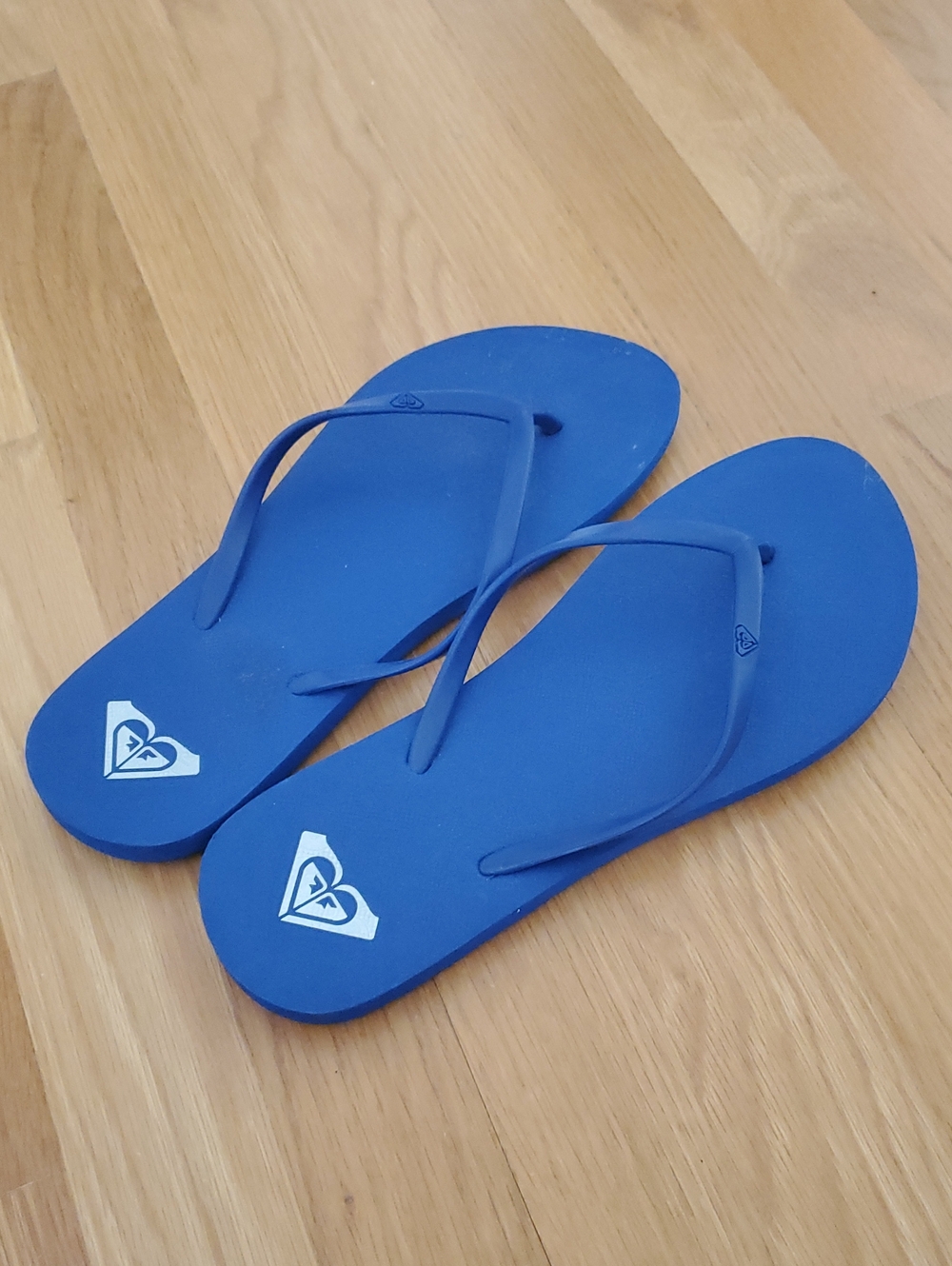 Roxy Royal Blue Logo Flip Flop Sandals